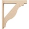Ekena Millwork 5 1/2-in W x 28-in D x 32-in H Funston Block Rough Cedar Woodgrain TimberThane Outlooker, Primed Tan OUTUR055X28X32FST44RCPR - alternate 4